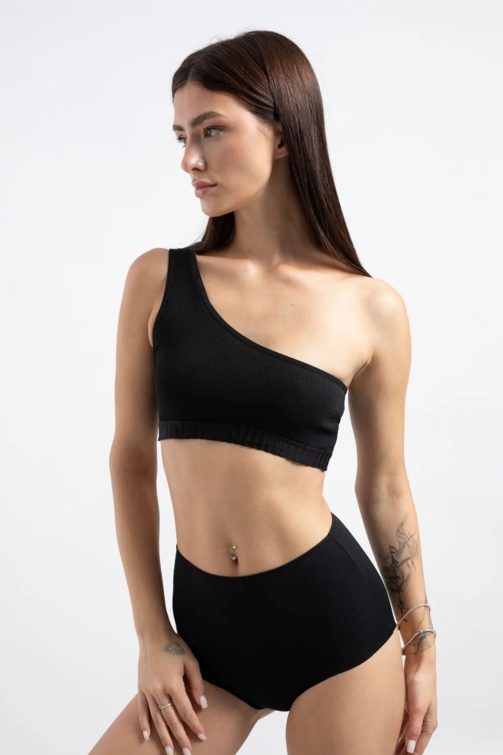 Lazer Kesim Yüksek Bel Cheeky Külot - 6'lı Set