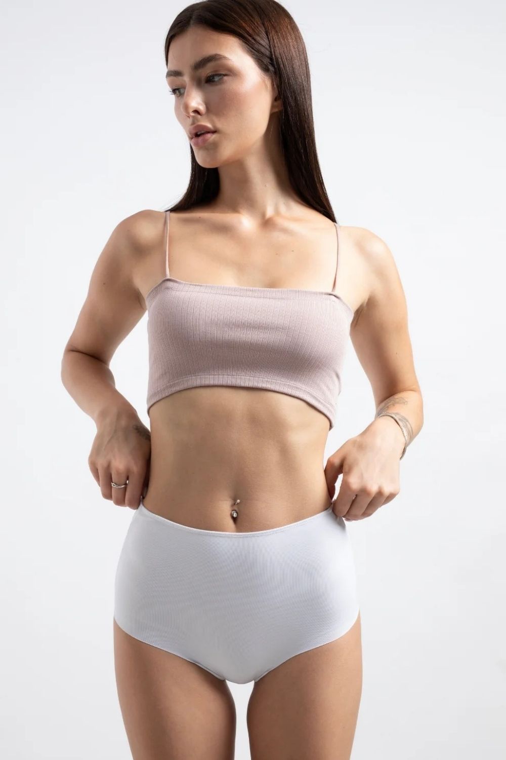 Lazer Kesim Yüksek Bel Cheeky Külot - 6'lı Set