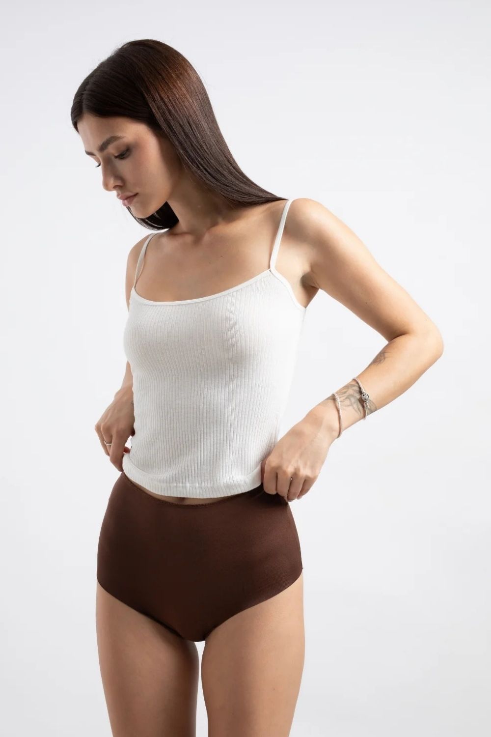 Lazer Kesim Yüksek Bel Cheeky Külot - 3'lü Set