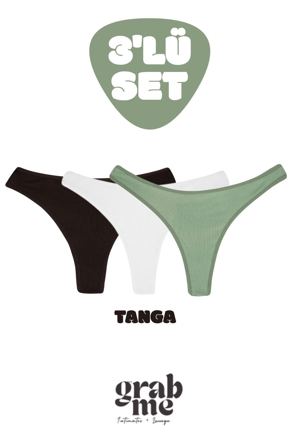 Tanga- 3'lü Set