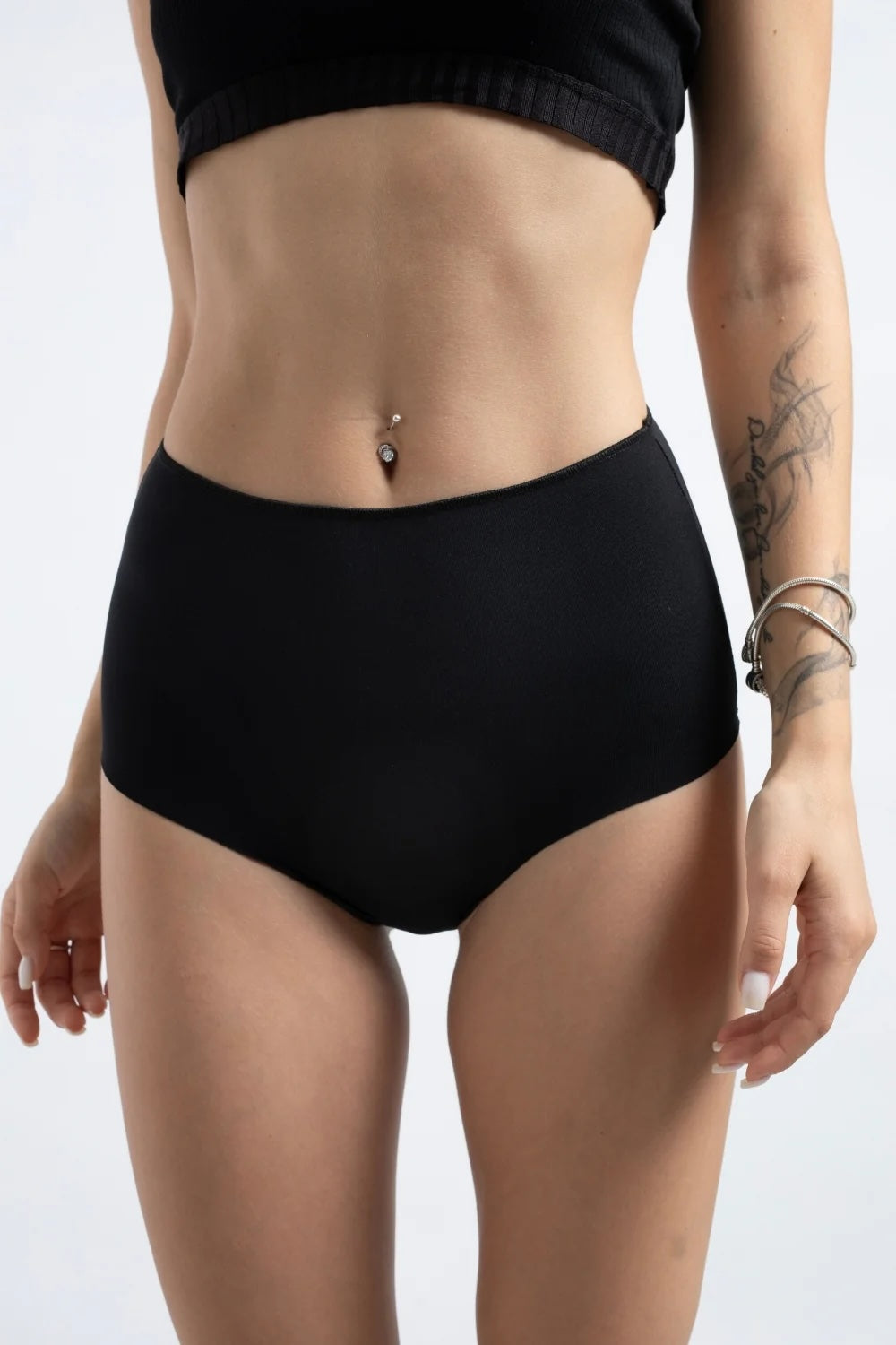 Lazer Kesim Yüksek Bel Cheeky Külot - 3'lü Set